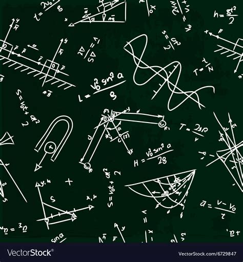 Physics Pattern Royalty Free Vector Image Vectorstock