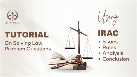 How To Answer Law Problem Questions Using The Irac Method Youtube