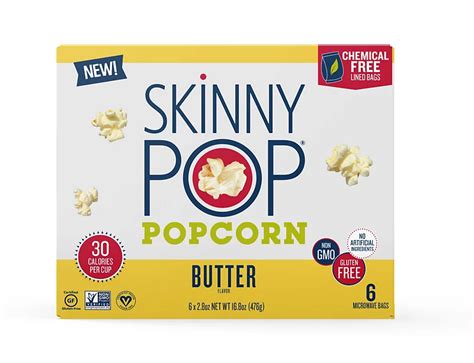 Skinnypop Butter Microwave Popcorn Shop Popcorn At H E B