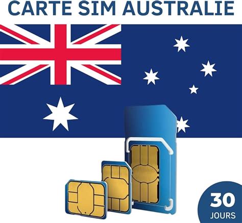 Carte SIM Internet prépayée pour l Australie Validité 30 Jours