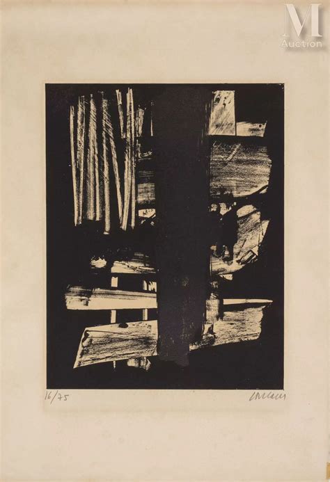 Pierre SOULAGES né en 1919 Lot 15 enchères