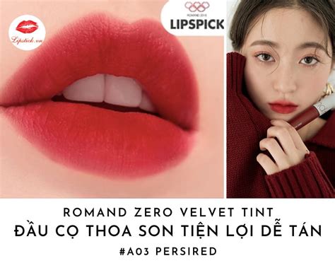 Son Romand Persired Màu Đỏ Thuần Đẹp Nhất Hot Nhất Hiện Nay