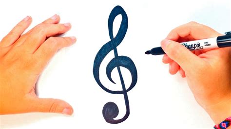 Treble Clef Drawing at PaintingValley.com | Explore collection of ...