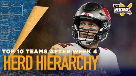 Herd Hierarchy Colin Ranks The Top 10 Teams In The Nfl After Week 4 Nfl The Herd Youtube