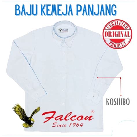 Baju Sekolah Kemeja Putih Kain Licin Lengan Panjang White Shirt Wrinkle