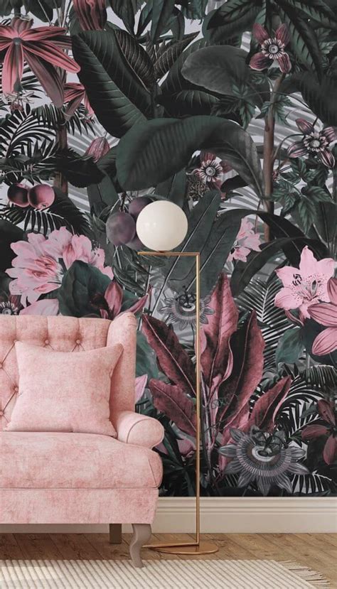 Dark Pink Floral Wallpaper: Transform Your Bedroom