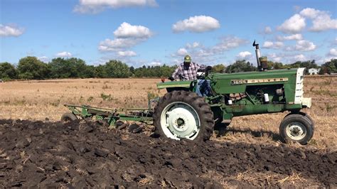 Oliver 1655 Plowing A Field YouTube