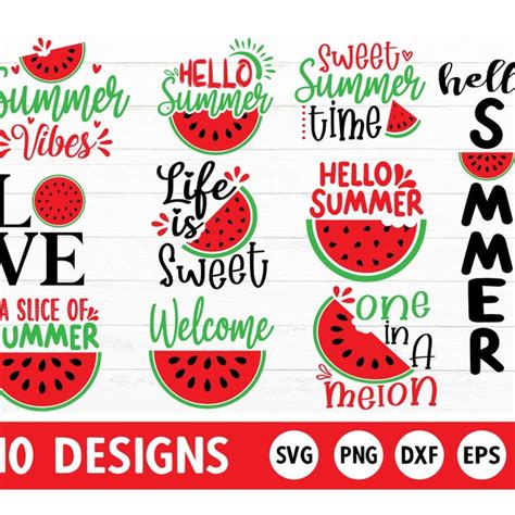 Watermelon Svg Etsy