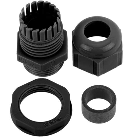 Black Pg Polyamide Cable Gland Cablematic