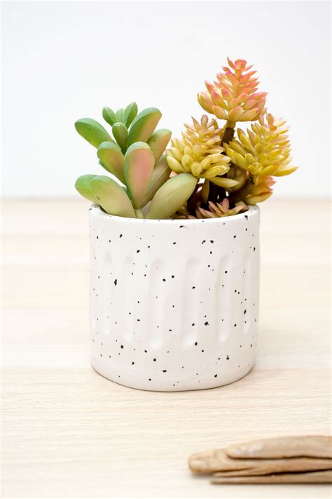 Modern Diy Mini Air Dry Clay Pot A Pretty Fix