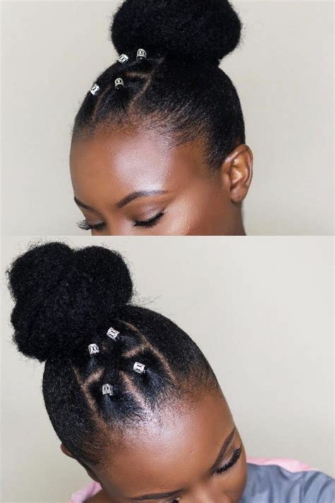 40 Easy Rubber Band Hairstyles On Natural Hair Worth Trying Coils And