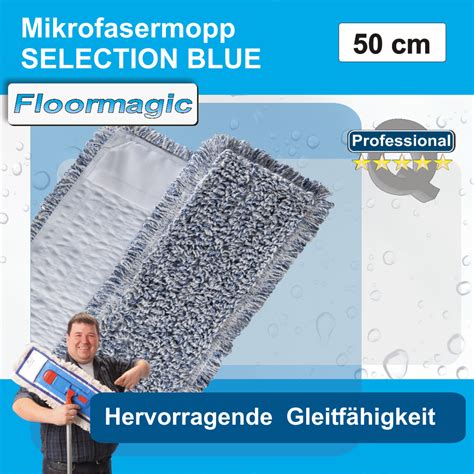 50 Cm Mikrofasermopp SELECTION BLUE Von Floormagic