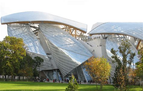 Frank Gehry La Fondation Louis Vuitton Iucn Water