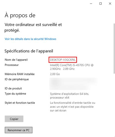 Trouver Le Nom De Lordinateur Sur Windows Le Crabe Info