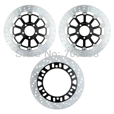 Full Set Round Front Rear Brake Disc Rotor For KAWASAKI GPZ900 GPZ 900