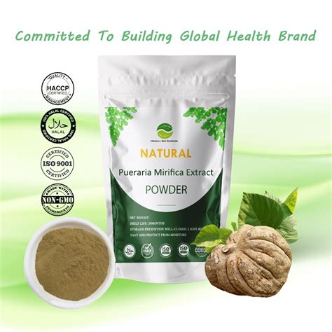 NaturalPueraria Mirifica Extract Powder Kudzu Root Extract