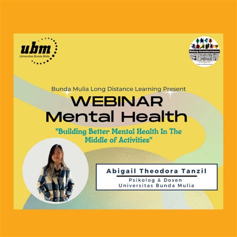 Webinar Mental Health Universitas Bunda Mulia