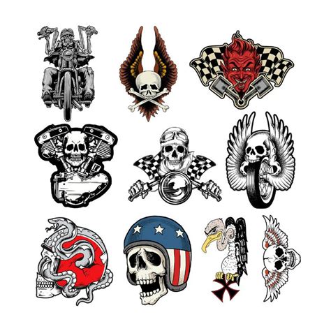 AUTOCOLLANT STICKER LETHAL THREAT SERIES TETE DE MORT BIKER PLANCHE DE