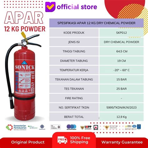 Jual Apar Kg Dry Chemical Powder