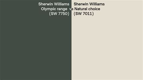 Sherwin Williams Olympic Range Vs Natural Choice Side By Side Comparison