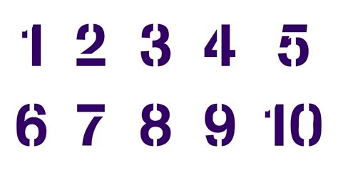 Free Printable 1 Inch Number Stencils | SexiezPicz Web Porn