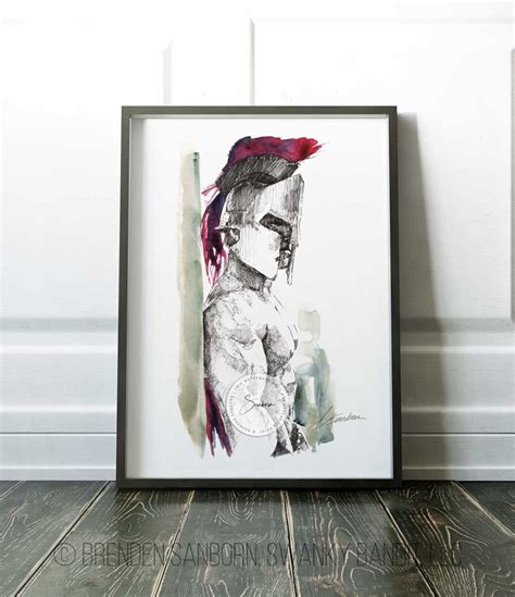 Homoerotic Gay Art Print Abstract Male Art Queer Art Gladitator Art Housewarming Gifts For Gay