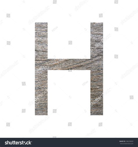 Wooden Font Isolated On White Background Stock Photo 238239829 | Shutterstock