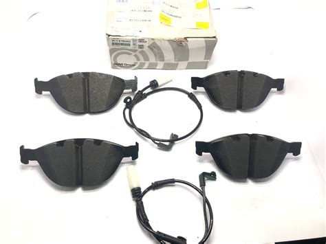 Bmw E E E Front Brake Pads Set With Sensors M M Alpina B