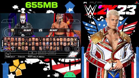 WWE 2K23 PSP Game For PPSSPP Emulator On Android Mobile Device