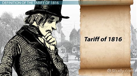 Tariff of 1816: Definition & Significance - Video & Lesson Transcript | Study.com