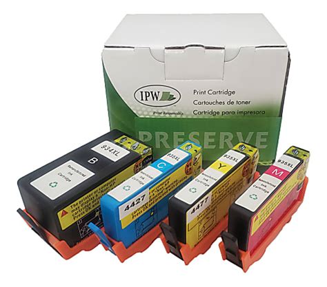 Ipw Preserve Remanufactured Black And Cyan Magenta Yellow High Yield