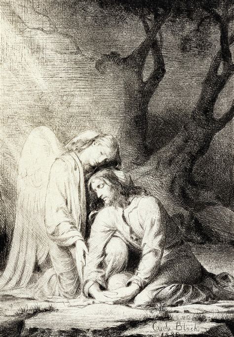 Christ In Gethsemane 1880 Painting By Carl Bloch Pixels