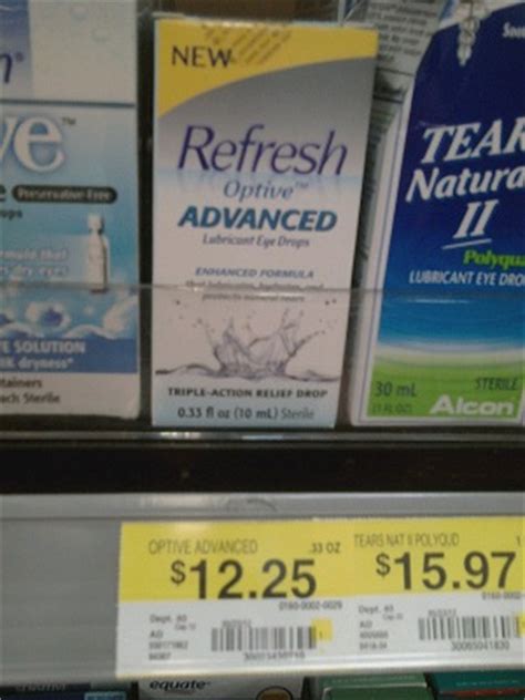 Walmart: Refresh Optive Advanced Eye Drops $9.25 with Coupon - The ...