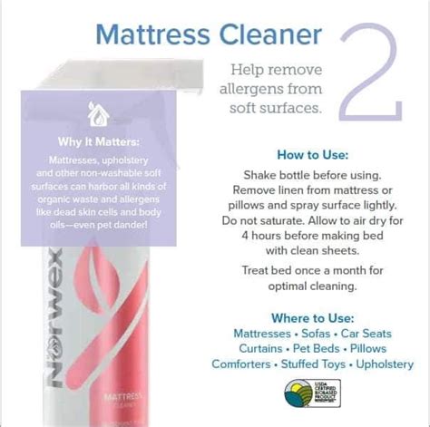 Norwex Mattress Cleaner Clean And Freshen Your Mattress