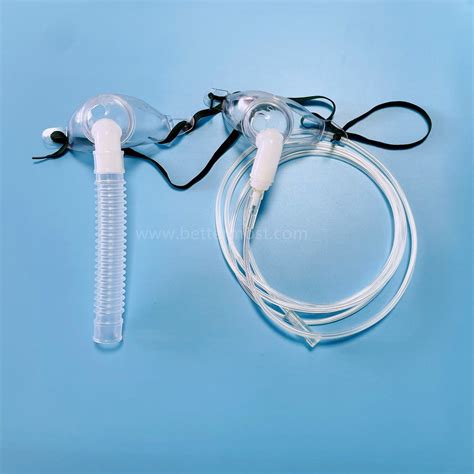 Bm Disposable High Quality Medical PVC Oxygen Tracheostomy Mask ISO CE