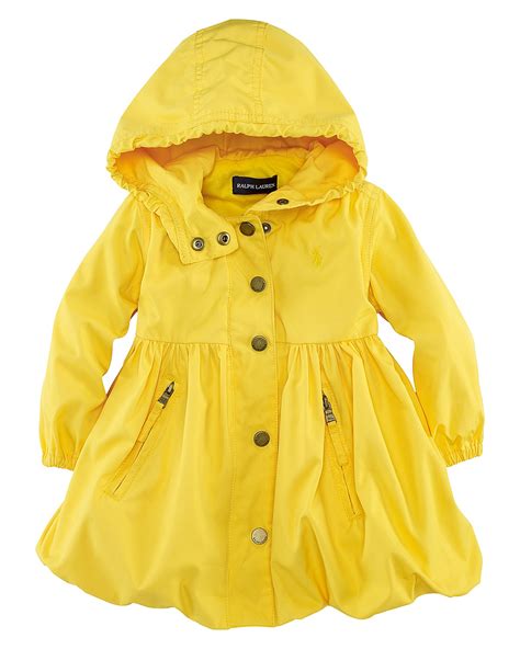 Ralph Lauren Childrenswear Infant Girls Raincoat Sizes 9 24 Months