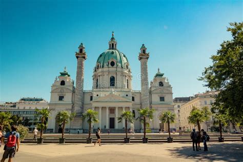 Karlsplatz in the Center of Vienna, Austria Editorial Photography ...