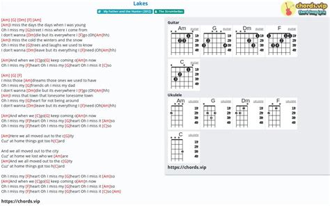 Chord: Lakes - tab, song lyric, sheet, guitar, ukulele | chords.vip