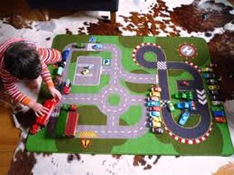 Ikea Rug Play Mat Kids Childrens Road Floor Kid Child Boy Playmat