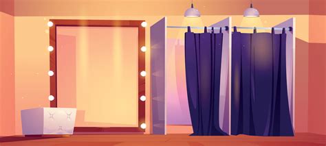 Fitting Room Interior In Fashion Store 13379188 Vector Art At Vecteezy