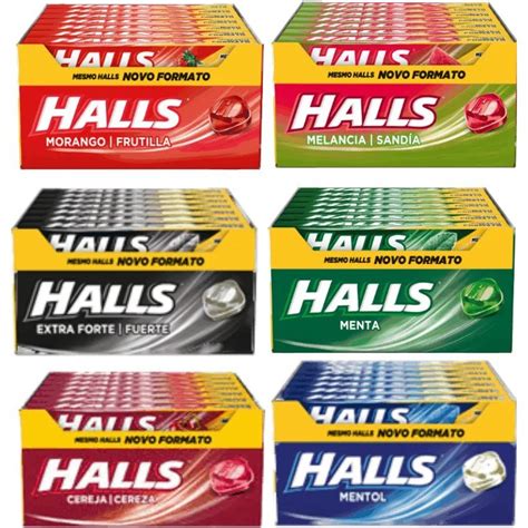 Bala Drops Halls Caixa C 21 Atacado Escolha O Sabor Do Seu Doce