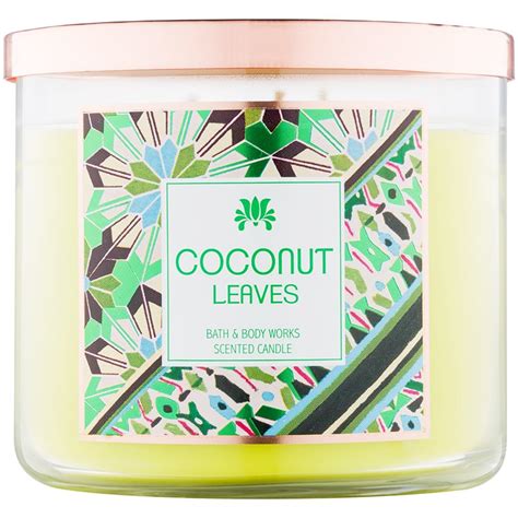 Bath Body Works Coconut Leaves Scented Candle G Notino Co Uk