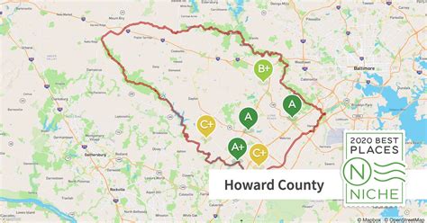 Howard County Maryland Zip Code Map - United States Map