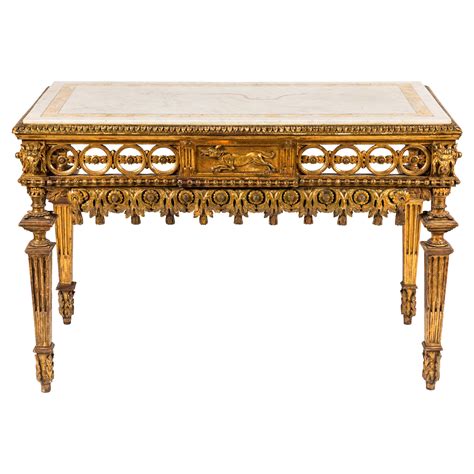 XVIII Sec Console Romana In Legno Dorato In Vendita Su 1stDibs