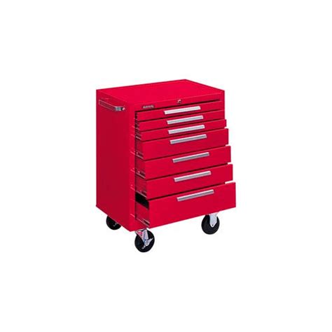 Kennedy® 277xr K1800 Series 27w X 18d X 35h 7 Drawer Red Roller Cabinet