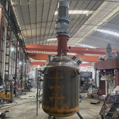 Industrial Synthesis Reactor Hot Melt Adhesive Production Line Double Jacketed Reactor Heating