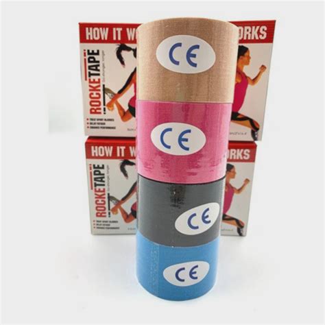 Kinesio Tape Fita Bandagem Elástica Adesiva Cor Preta Rolo 5cmx5m