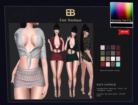 New Fabulously Free In Sl Group Gifts Ninax Ewa Boutique Fabfree