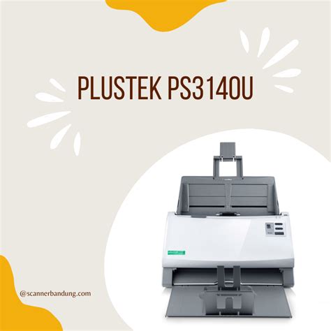 Jual Plustek SmartOffice PS3140U PS 3140 U Scanner ADF Dokumen 40 Ppm