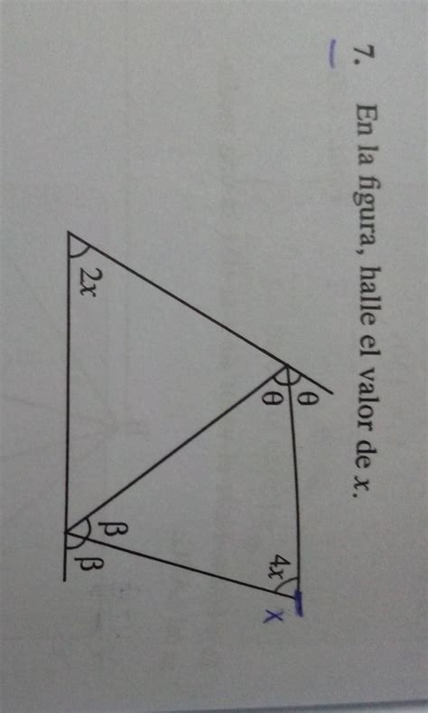 En La Figura Halle El Valor De X Brainly Lat